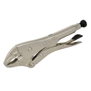 Pinza de presión de 10" quijada curva Surtek Cod 115082